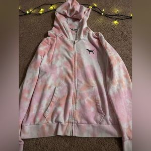victoria's secret PINK tie dye jacket